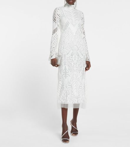Robe de mariée midi Borghese en dentelle - Galvan - Modalova
