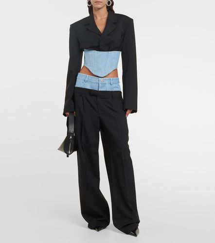 Dion Lee Blazer en laine et jean - Dion Lee - Modalova