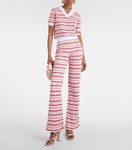 Pantalon évasé taille haute Zig Zag - Missoni - Modalova