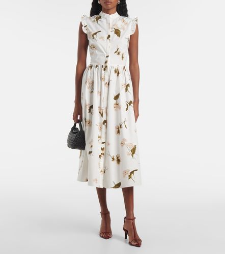 Erdem Robe midi en coton à fleurs - Erdem - Modalova