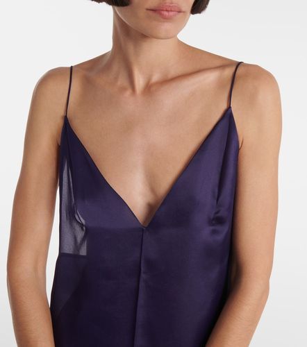 Robe longue Tuluula en organza de soie - Khaite - Modalova