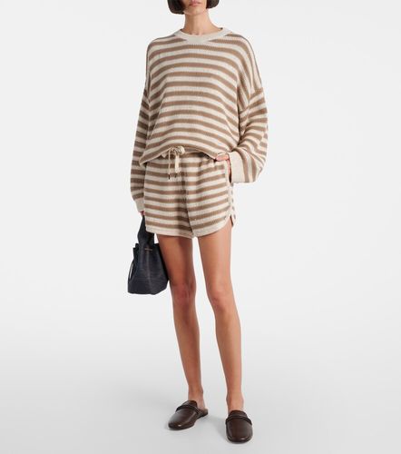 Pull rayé en coton mélangé - Brunello Cucinelli - Modalova