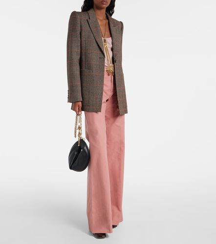 Chloé Blazer en laine vierge à carreaux - Chloe - Modalova