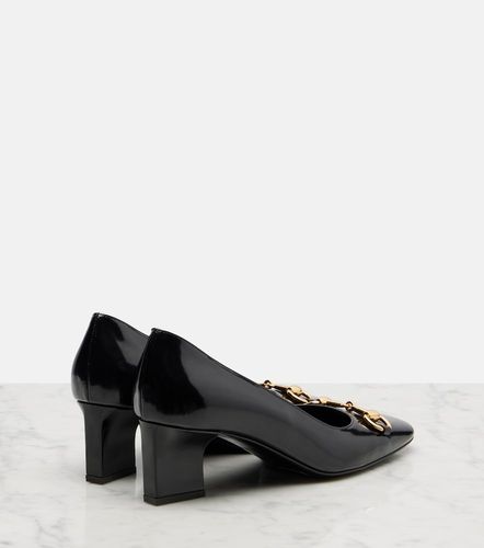 Escarpins Signora 55 Horsebit en cuir - Gucci - Modalova