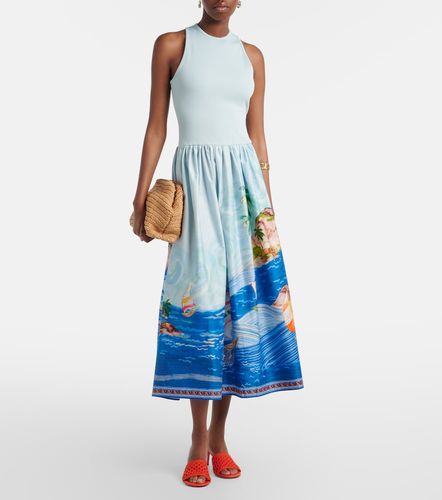 Alémais Robe midi imprimée en coton - Alemais - Modalova