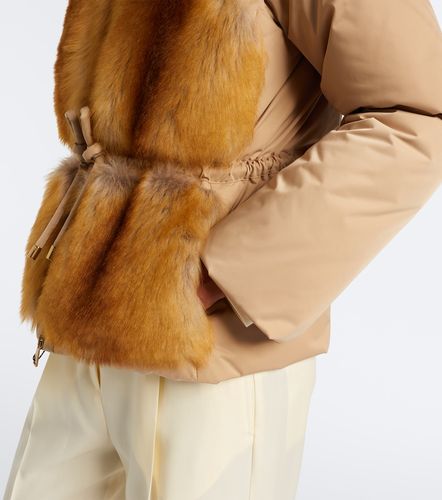 Veste doudoune Blaireau en shearling - Moncler - Modalova