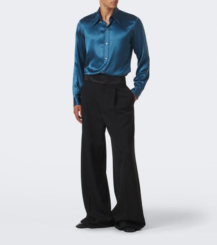 Chemise en satin de soie - Dries Van Noten - Modalova