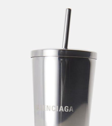 Tasse réutilisable en acier inoxydable à logo - Balenciaga - Modalova