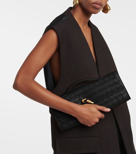 Pochette Andiamo Intrecciato en cuir - Bottega Veneta - Modalova