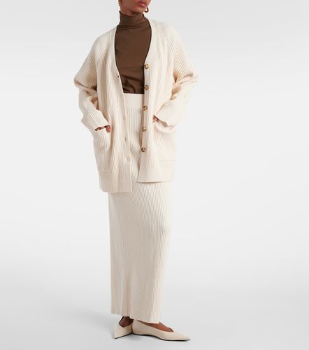 Cardigan oversize en coton mélangé bouclé - Toteme - Modalova