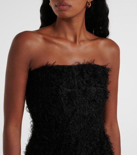 Robe midi bustier en fil coupé - Toteme - Modalova