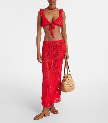 Jupe longue Rosette en crochet de coton - Anna Kosturova - Modalova