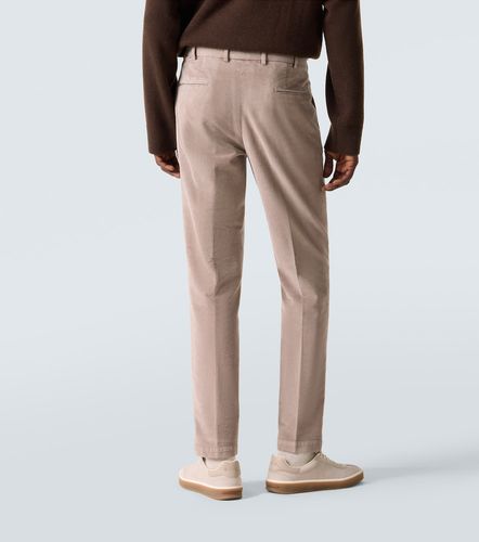 Pantalon slim en velours côtelé de coton mélangé - Thom Sweeney - Modalova
