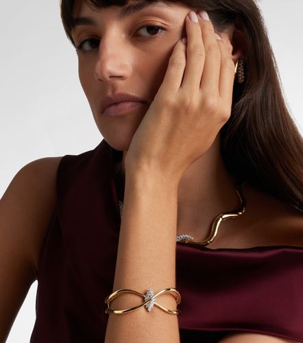 Bracelet Golden Strada en or blanc et jaune 18 ct et diamants - Yeprem - Modalova