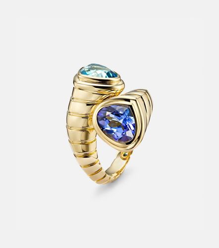Bague Toi Et Moi en or 18 ct, topaze et tanzanite - Marina B - Modalova