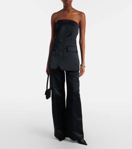 Pantalon ample Brickell en satin - The Frankie Shop - Modalova