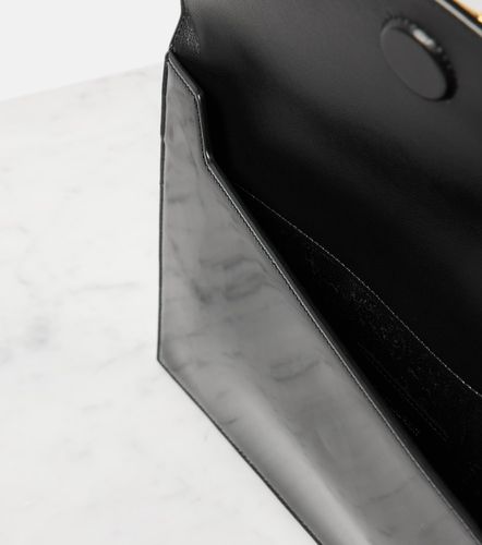 Pochette Uptown en cuir verni - Saint Laurent - Modalova