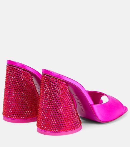 Mules Luz en satin à ornements - The Attico - Modalova