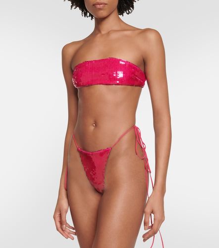 Culotte de bikini à sequins - LaQuan Smith - Modalova