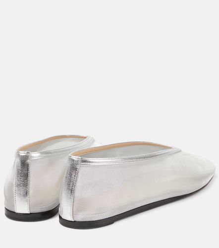 Le Monde Béryl Ballerines Luna en résille et cuir - Le Monde Beryl - Modalova