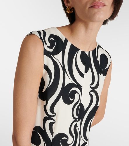 Robe longue en crêpe imprimée - Dries Van Noten - Modalova