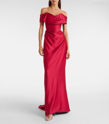 Robe longue Nova Cocotte en satin - Vivienne Westwood - Modalova