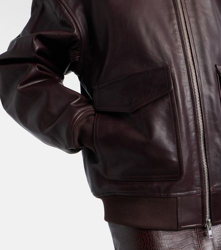 Veste Viper en cuir - The Frankie Shop - Modalova
