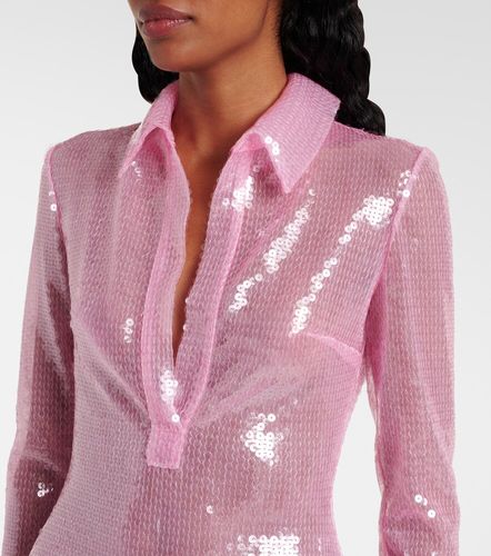 David Koma Robe polo à sequins - David Koma - Modalova