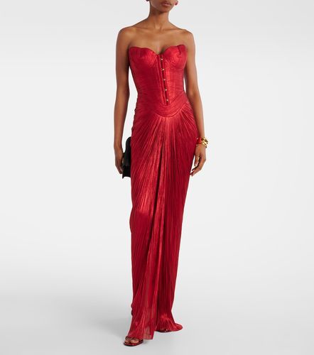 Robe longue Kiera en tulle de soie - Maria Lucia Hohan - Modalova