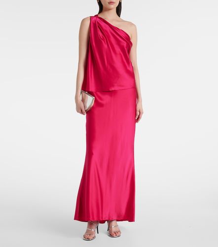 Top asymétrique en satin de soie - The Sei - Modalova
