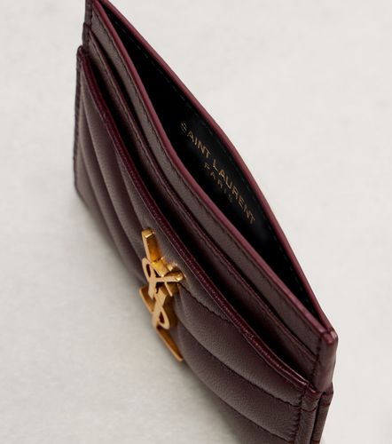 Porte-cartes Cassandre en cuir matelassé - Saint Laurent - Modalova