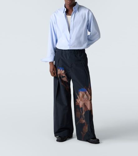 Pantalon ample Pilan en laine mélangée à fleurs - Dries Van Noten - Modalova