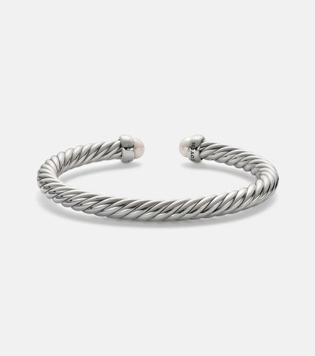 Bracelet Cable Flex® en argent sterling, diamants et perles - David Yurman - Modalova