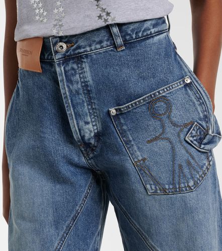 Jean droit Twisted brodé - JW Anderson - Modalova