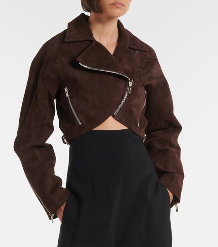 Alaïa Veste biker courte en daim - Alaia - Modalova