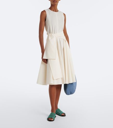 Robe midi en coton cloqué - JW Anderson - Modalova