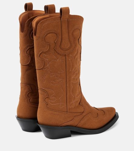 Bottines santiags en synthétique - Ganni - Modalova