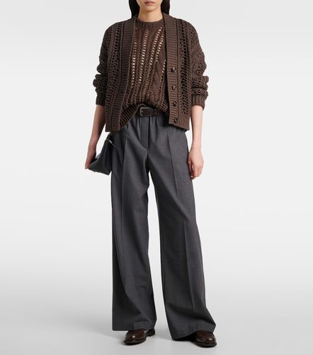 Pantalon ample en laine mélangée - Brunello Cucinelli - Modalova
