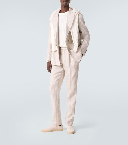 Pull rayé en coton - Brunello Cucinelli - Modalova