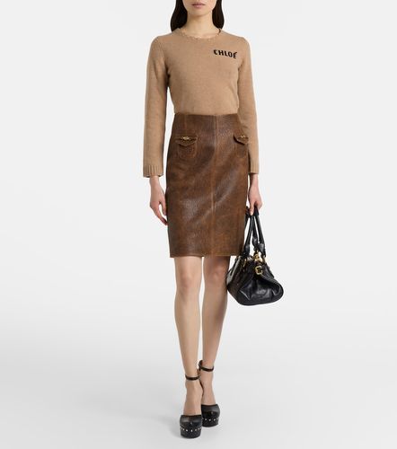 Chloé Jupe en cuir - Chloe - Modalova