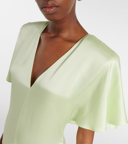 Robe midi Envers en satin - Stella McCartney - Modalova