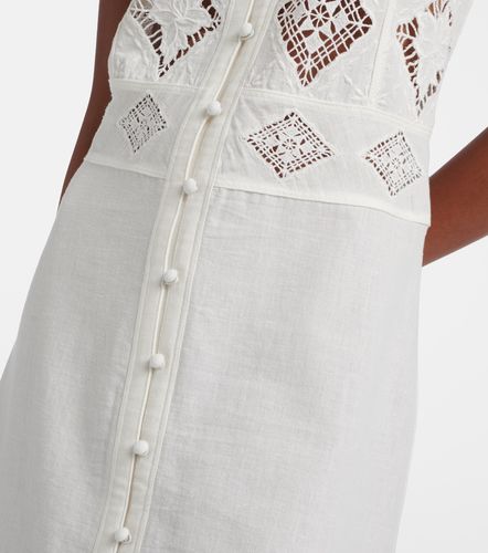 Robe midi Nelsane en coton et lin - Isabel Marant - Modalova