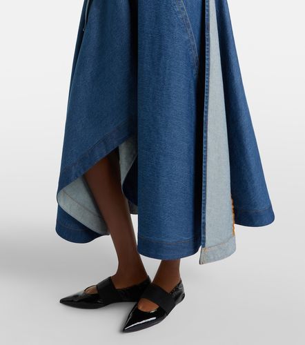 Jupe midi asymétrique en coton - Givenchy - Modalova