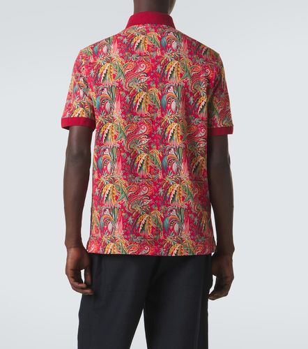 Polo en coton à motif cachemire - Etro - Modalova