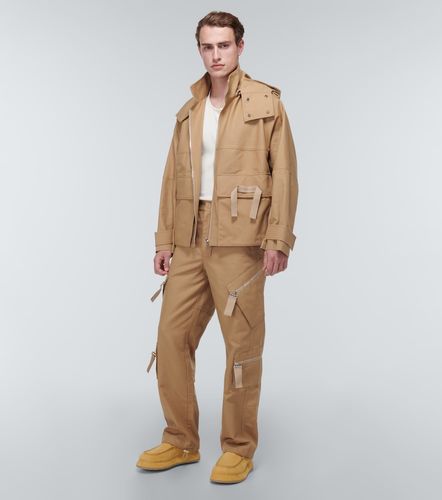 Pantalon Le Cargo Marrone en coton - Jacquemus - Modalova