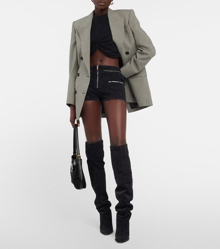 Short Lary à taille basse en jean - Isabel Marant - Modalova