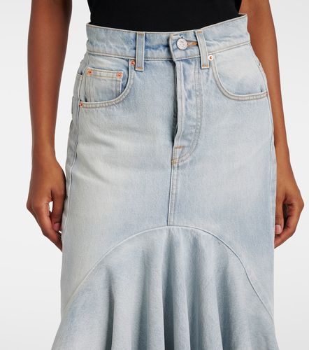 Vetements Jupe midi Godet en jean - Vetements - Modalova