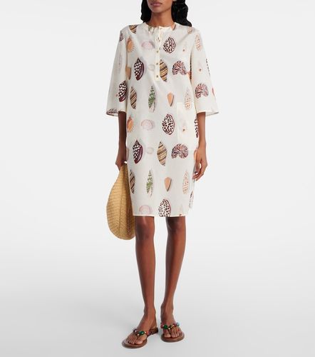 Robe Creme imprimée en coton et soie - Eres - Modalova