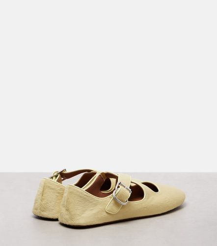 Alaïa Ballerines en cuir façon poulain - Alaia - Modalova