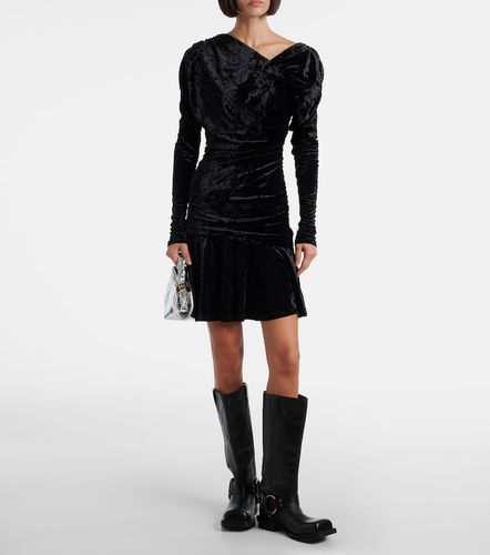 Ganni Robe asymétrique en velours - Ganni - Modalova